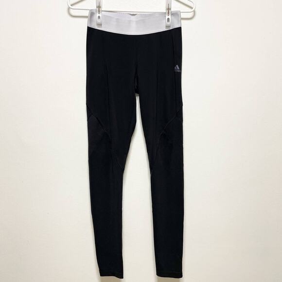 Adidas Black Climacool Athletic Leggings - Picture 1 of 7